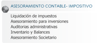 Asesoramiento Contable Impositivo